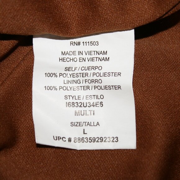 LILY ROSE Dress Knit Striped Body Con Form Fitting Rainbow Colorful Stretch LG - Picture 6 of 12